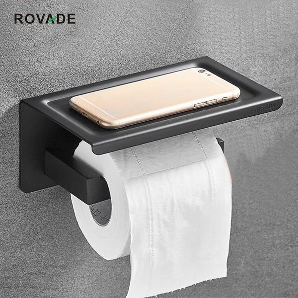 toilet paper holders rovade holder with phone shelf, sus 304 stainless steel tissue roll wall mounted bathroom accessories (matte black)
toilet paper holders rovade holder with phone shelf, sus 304 stainless steel tissue roll wall mounted bathroom accessories (matte black)