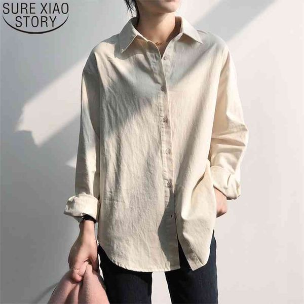 office lady plus size clothing women cotton shirt spring long sleeve casual loose solid s blusas 13134 210506, White
office lady plus size clothing women cotton shirt spring long sleeve casual loose solid s blusas 13134 210506, White