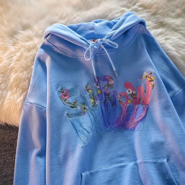 men's hoodies & sweatshirts personalized fringe embroidered sweatshirt fall/winter 2021 letters drop shoulder long sleeve hoodie, Black
men's hoodies & sweatshirts personalized fringe embroidered sweatshirt fall/winter 2021 letters drop shoulder long sleeve hoodie, Black