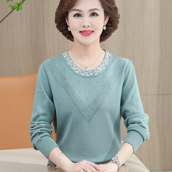 women's sweaters vintage diamond thermal cotton solid color middle-aged women oversize autumn winter long-sleeved 4xl sweater knit pull, White;black
women's sweaters vintage diamond thermal cotton solid color middle-aged women oversize autumn winter long-sleeved 4xl sweater knit pull, White;black