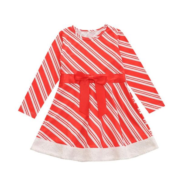 girl's dresses 18m-6t infant kids baby girls christmas dress long sleeve striped xmas grown waist bowknot belt, Red;yellow
girl's dresses 18m-6t infant kids baby girls christmas dress long sleeve striped xmas grown waist bowknot belt, Red;yellow