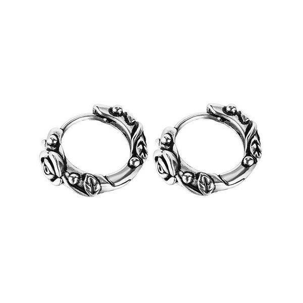 hoop & huggie vintage flower small earrings for women stainlees steel jewelry men fashion accessories silver color circle girl gifts, Golden;silver
hoop & huggie vintage flower small earrings for women stainlees steel jewelry men fashion accessories silver color circle girl gifts, Golden;silver