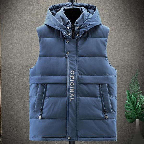 men's vests men winter vest 2021 cotton thicken warm cotton-padded hooded pockets sleeveless coat plus size 4xl 5xl, Black;white
men's vests men winter vest 2021 cotton thicken warm cotton-padded hooded pockets sleeveless coat plus size 4xl 5xl, Black;white