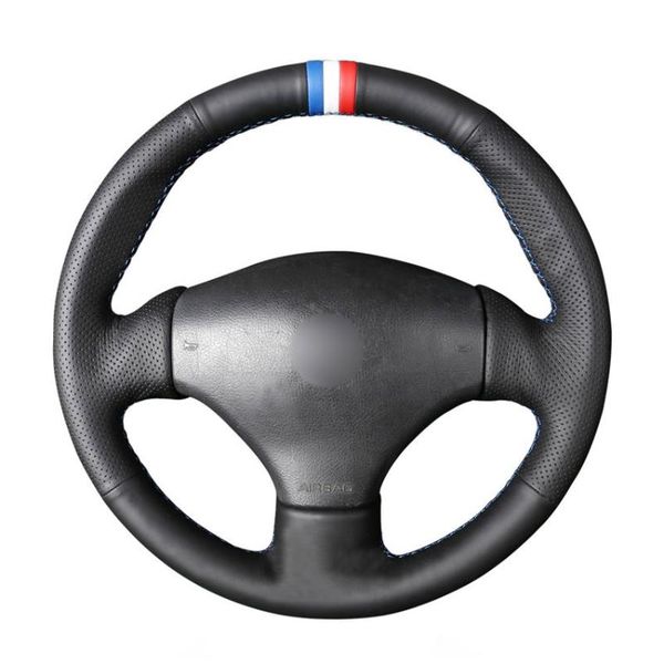 hand-stitched black artificial leather car steering wheel cover for 206 1998-2005 sw 2003 2004 2005 cc covers
hand-stitched black artificial leather car steering wheel cover for 206 1998-2005 sw 2003 2004 2005 cc covers