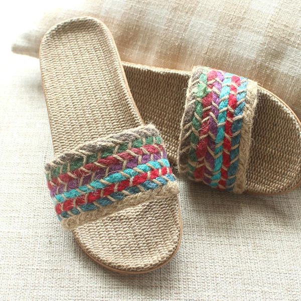 slippers women flax house summer casual slides beach shoes ladies indoor linen bohemia floral bow flip flops sandals, Black
slippers women flax house summer casual slides beach shoes ladies indoor linen bohemia floral bow flip flops sandals, Black