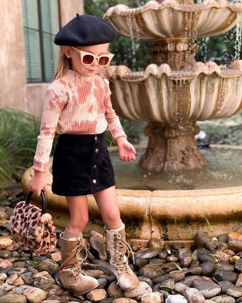 clothing sets baby & children's clothes fashion girls tie-dye printed turtleneck long sleeve sweater button a-line skirt, White
clothing sets baby & children's clothes fashion girls tie-dye printed turtleneck long sleeve sweater button a-line skirt, White