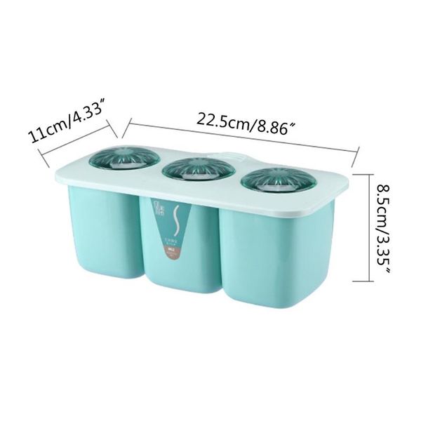 storage bottles & jars 3 grids compartment seasoning box with spoon and clear cover container spice jar can pot condiment organizer
storage bottles & jars 3 grids compartment seasoning box with spoon and clear cover container spice jar can pot condiment organizer