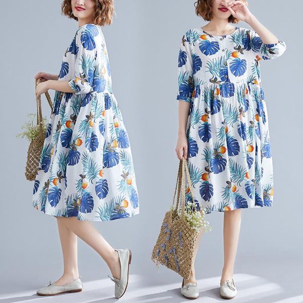 6339# summer vintage floral printed maternity dress lagre size loose clothes for pregnant women pregnancy clothing drop dresses, White
6339# summer vintage floral printed maternity dress lagre size loose clothes for pregnant women pregnancy clothing drop dresses, White