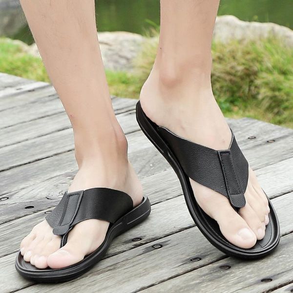 slippers for mens leather designer men man flops flip sandals summer home soft beach indoor couple fashion sports cork, Black
slippers for mens leather designer men man flops flip sandals summer home soft beach indoor couple fashion sports cork, Black