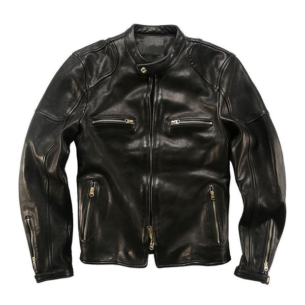 men's jackets red 1840 read description asian size good quality stylish genuine sheep leather jacket, Black;brown
men's jackets red 1840 read description asian size good quality stylish genuine sheep leather jacket, Black;brown