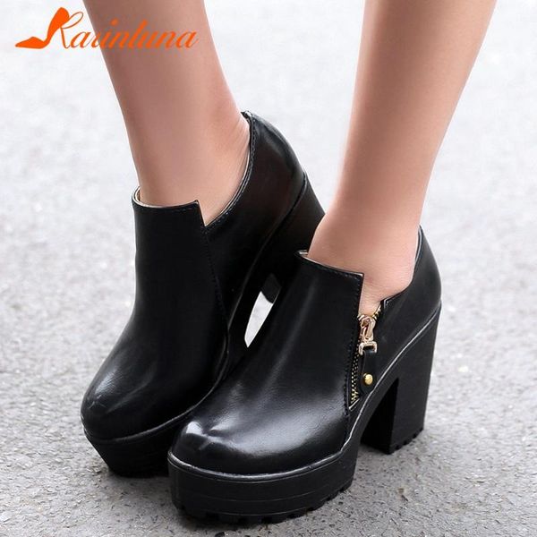 dress shoes karin 2021 arrivals plus size 46 platform zip up women pumps square heels slip-on offices dressing ladies, Black
dress shoes karin 2021 arrivals plus size 46 platform zip up women pumps square heels slip-on offices dressing ladies, Black