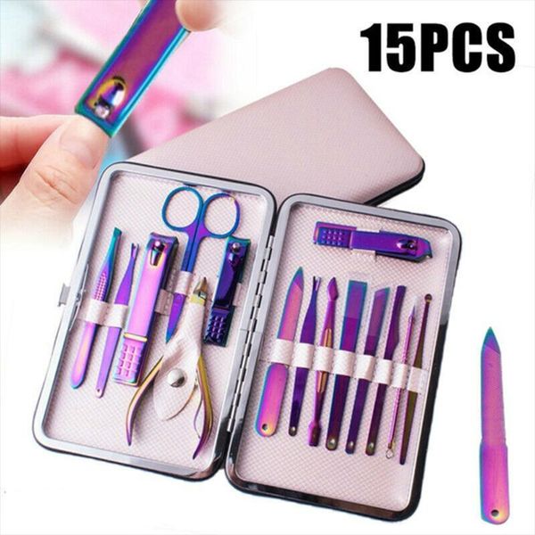 nail art kits 7/15/16pcs manicure color titanium stainless steel tongs pedicure knife dead skin tweezer beauty set care tool
nail art kits 7/15/16pcs manicure color titanium stainless steel tongs pedicure knife dead skin tweezer beauty set care tool
