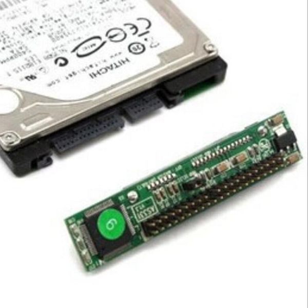 

2.5 inch hdd ssd serial ata 7+15p female to 44 pin male pata ide port adapter card 2.5" sata converter for lapdrive computer cables & c