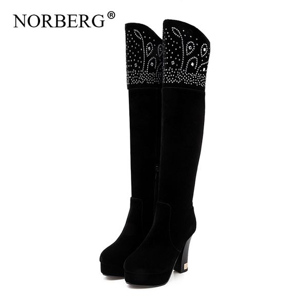 women winter boots knee high over the s flock rubber super high (8cm-up) winter 210507, Black
women winter boots knee high over the s flock rubber super high (8cm-up) winter 210507, Black
