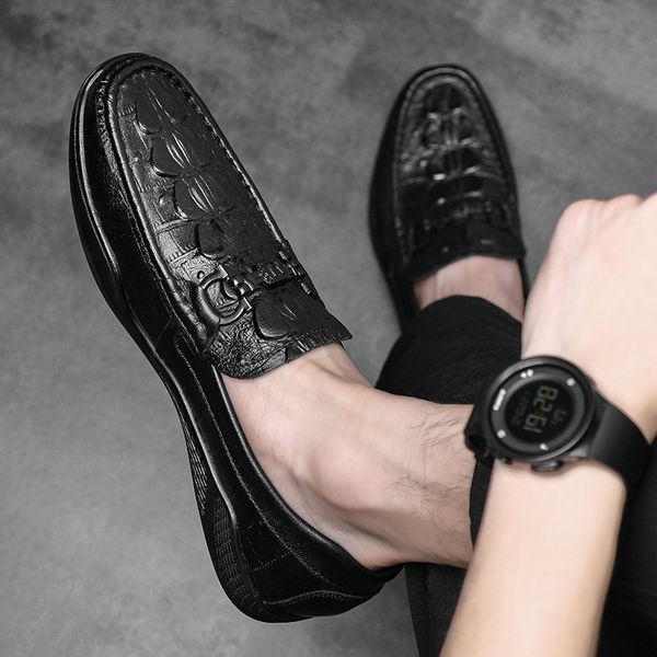45.46.47 size summer new first layer cowhide peas shoes mens casual leather shoes slip-on genuine leather european goods mens soft bottom sh, Black
45.46.47 size summer new first layer cowhide peas shoes mens casual leather shoes slip-on genuine leather european goods mens soft bottom sh, Black