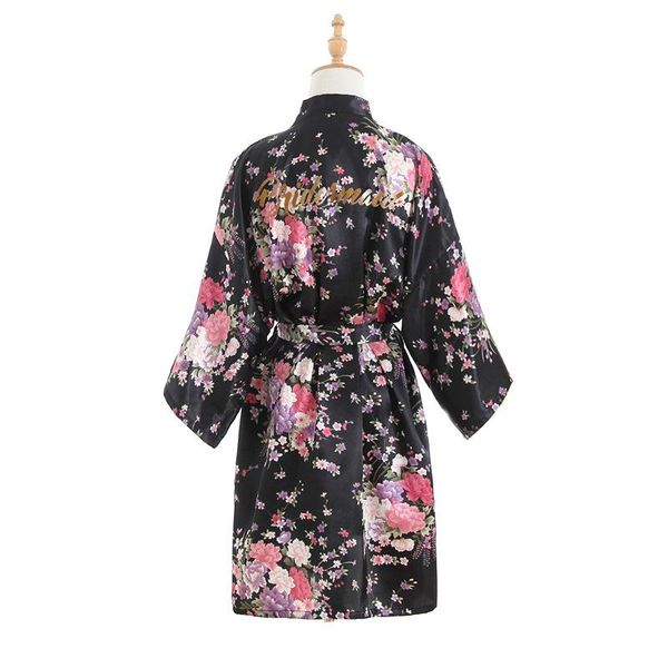 women's sleepwear floral bride black cherry gold word bridesmaids robe satin wedding kimono bridal dressing gown, Black;red
women's sleepwear floral bride black cherry gold word bridesmaids robe satin wedding kimono bridal dressing gown, Black;red