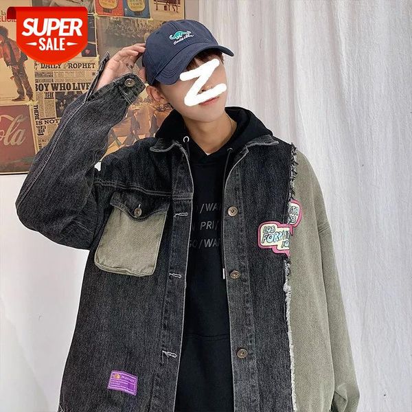 2020 winter men's stitching loose work outerwear bomber denim jacket fashion casual cowboy coats streetwear clothes -5xl #tr1n, White;black
2020 winter men's stitching loose work outerwear bomber denim jacket fashion casual cowboy coats streetwear clothes -5xl #tr1n, White;black