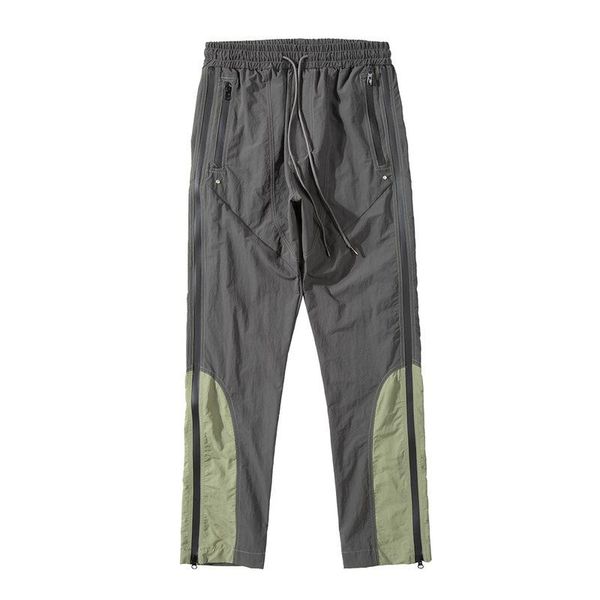 men's pants 2021 korean fashion color block side zipper men drawstring baggy cargo straight casual women track trousers pantaloni uomo, Black
men's pants 2021 korean fashion color block side zipper men drawstring baggy cargo straight casual women track trousers pantaloni uomo, Black