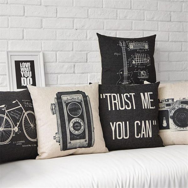 cushion/decorative pillow vintage camera printed cushion cover home decor black white decorative case cojines decorativos para sofa
cushion/decorative pillow vintage camera printed cushion cover home decor black white decorative case cojines decorativos para sofa