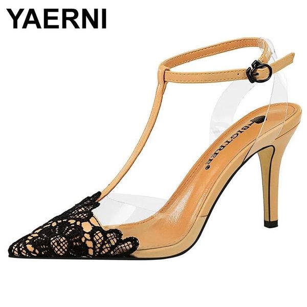 dress shoes yaernisummer designer women 8.5cm high heels party sandals transparent blue white stiletto lace mesh wedding, Black
dress shoes yaernisummer designer women 8.5cm high heels party sandals transparent blue white stiletto lace mesh wedding, Black