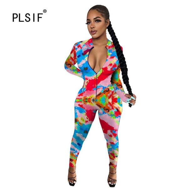 gym clothing young party women fashion cool print deep v neck long sleeve skinny jumpsuits tight club lady overalls, White;black
gym clothing young party women fashion cool print deep v neck long sleeve skinny jumpsuits tight club lady overalls, White;black