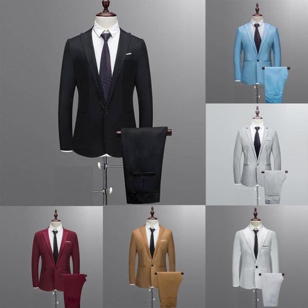 men's tracksuits 2021mens business suits office ensembles homme 2pcs luxury plus size coat pants formal dinner wedding groom, Gray
men's tracksuits 2021mens business suits office ensembles homme 2pcs luxury plus size coat pants formal dinner wedding groom, Gray