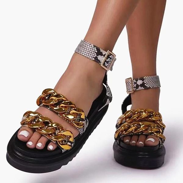 sandals size 35-43 woman platform flat shoes 2021 fashion metal chain summer open toe mid heel buckle basic, Black
sandals size 35-43 woman platform flat shoes 2021 fashion metal chain summer open toe mid heel buckle basic, Black