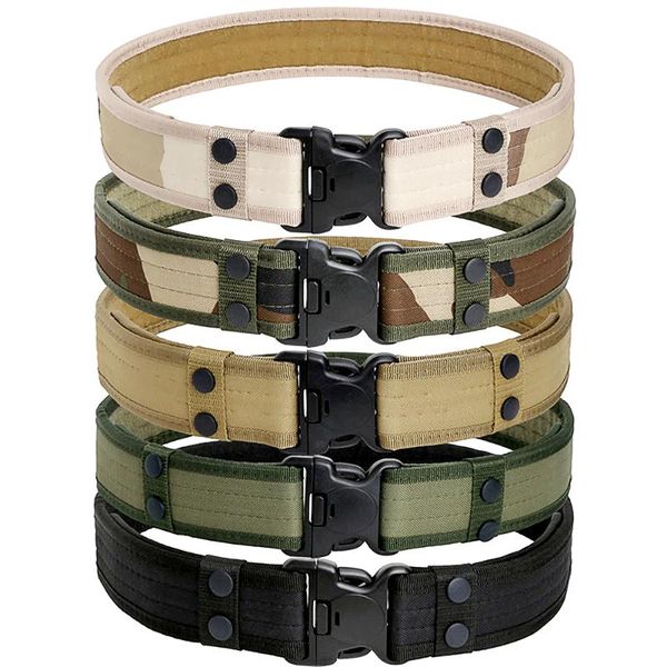 waist support army style combat belts quick release tactical belt fashion men canvas waistband outdoor hunting military adjustable sport, Black;gray
waist support army style combat belts quick release tactical belt fashion men canvas waistband outdoor hunting military adjustable sport, Black;gray