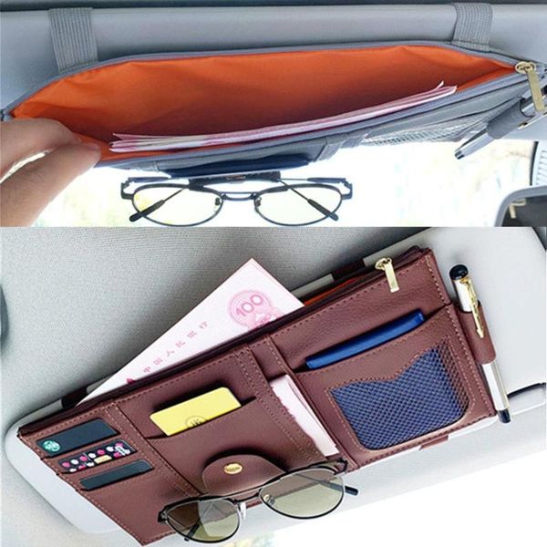 multifunction sun visor organizer storage holder car styling clip sunglasses card ticket bag pouch
multifunction sun visor organizer storage holder car styling clip sunglasses card ticket bag pouch