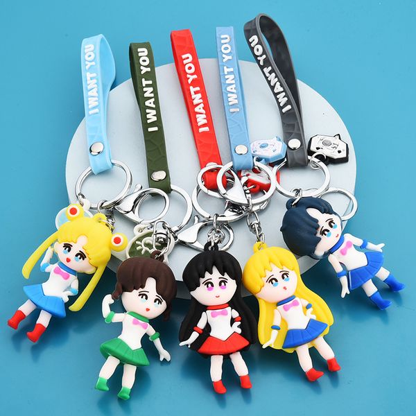 2021 fashion keychain creative cartoon beautiful warrior girl heart bag pendant car key chain small gift, Slivery;golden
2021 fashion keychain creative cartoon beautiful warrior girl heart bag pendant car key chain small gift, Slivery;golden