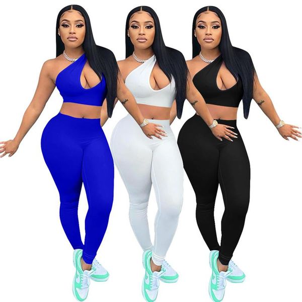 women's two piece pants wholesale items bulk lots one shoulder tracksuit set solid panelled pantsuits clothing womens outfits m7176 by, White
women's two piece pants wholesale items bulk lots one shoulder tracksuit set solid panelled pantsuits clothing womens outfits m7176 by, White