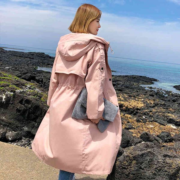plus size trench coat women autumn winter long coat female hooded elegant street wear fashion outwear coat girls zipper hoodies 210412, Tan;black
plus size trench coat women autumn winter long coat female hooded elegant street wear fashion outwear coat girls zipper hoodies 210412, Tan;black