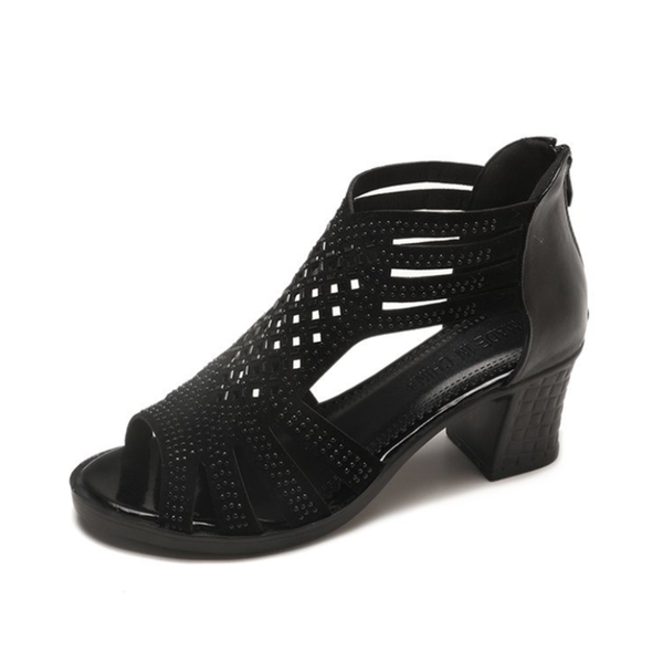 sandals women'sthick heel women's shoes2021summer style korean version diamond high heels ladies mid-heel fish mouth, Black
sandals women'sthick heel women's shoes2021summer style korean version diamond high heels ladies mid-heel fish mouth, Black