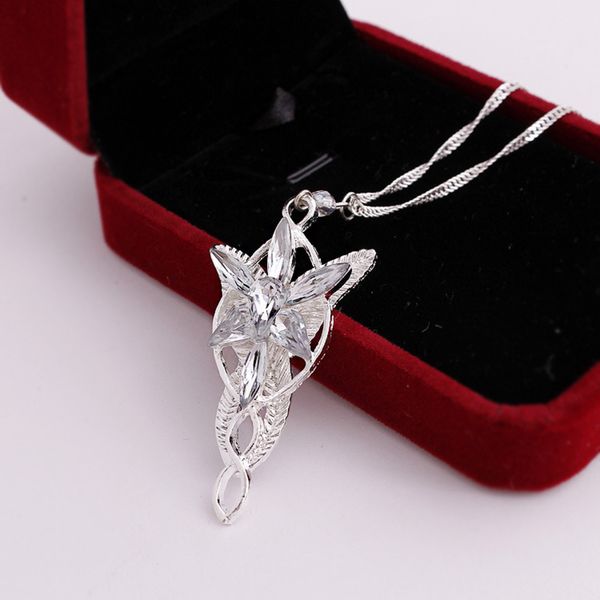 fashion the lord necklace of arwen evenstar pendent movie jewelry crystal twilight star torque gift for women, Silver
fashion the lord necklace of arwen evenstar pendent movie jewelry crystal twilight star torque gift for women, Silver