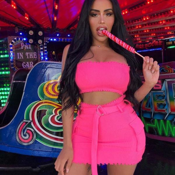 two piece dress outfits for women summer set 2021 off shoulder crop and mini skirt club party elegant pink matching sets, White
two piece dress outfits for women summer set 2021 off shoulder crop and mini skirt club party elegant pink matching sets, White