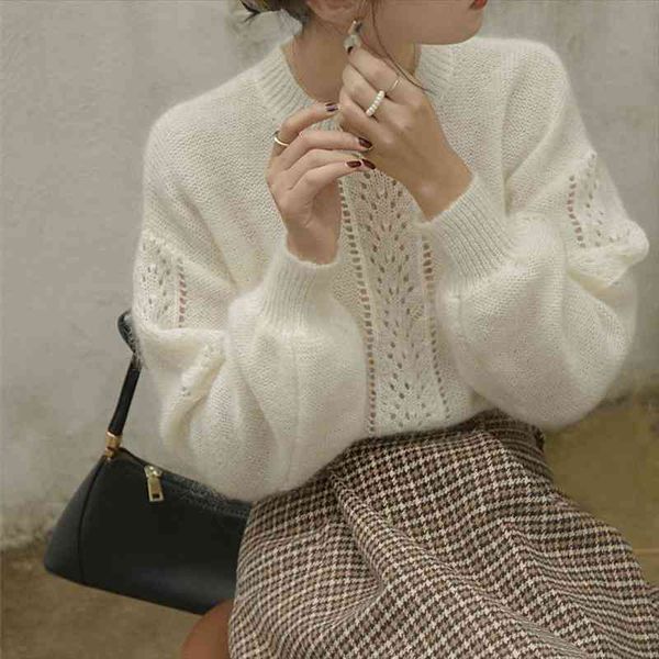 chic autumn jumper o-neck women sweater hollow out knitting pullovers casual long sleeve beige knitwear k2474, White;black
chic autumn jumper o-neck women sweater hollow out knitting pullovers casual long sleeve beige knitwear k2474, White;black