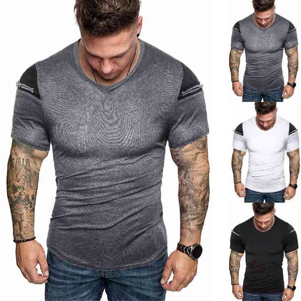 men's t-shirts summer fashion designer with zipper short sleeve men casual hip hop t-shirts plus size s-2xl kmtb, White;black
men's t-shirts summer fashion designer with zipper short sleeve men casual hip hop t-shirts plus size s-2xl kmtb, White;black
