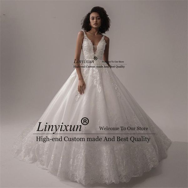 other wedding dresses deep v neck lace 2021 ball gown court train sleeveless women bridal gowns ivory vestido de noiva, White
other wedding dresses deep v neck lace 2021 ball gown court train sleeveless women bridal gowns ivory vestido de noiva, White