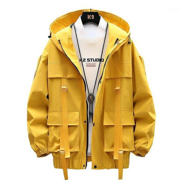 men's jackets japanese fashion streetwear hip hop military jacket men 2021 spring ribbons windbreaker casual cargo workout coat zip up, Black;brown
men's jackets japanese fashion streetwear hip hop military jacket men 2021 spring ribbons windbreaker casual cargo workout coat zip up, Black;brown