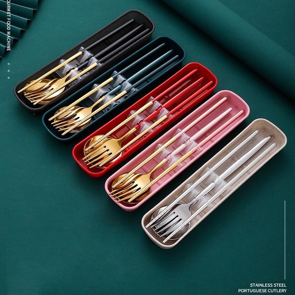 dinnerware sets zollor stainless steel portable tableware set outdoor tourism camping box student fork spoon chopsticks
dinnerware sets zollor stainless steel portable tableware set outdoor tourism camping box student fork spoon chopsticks