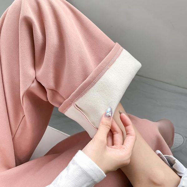 women's pants & capris wide leg are plush and thickened the warm sports casual in autumn winter 2021 loose thin, Black;white
women's pants & capris wide leg are plush and thickened the warm sports casual in autumn winter 2021 loose thin, Black;white
