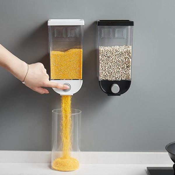 storage bottles & jars home grain can kitchen food wall-mounted tank cereal beans sealed machine rice barrel
storage bottles & jars home grain can kitchen food wall-mounted tank cereal beans sealed machine rice barrel