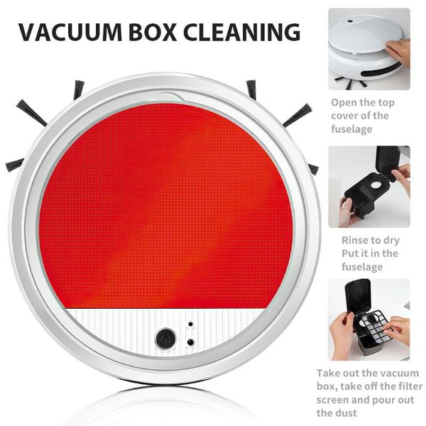 vacuum cleaners 4-in-1 multifunctional robot cleaner household ultraviolet disinfection wireless sweeping cleaning
vacuum cleaners 4-in-1 multifunctional robot cleaner household ultraviolet disinfection wireless sweeping cleaning