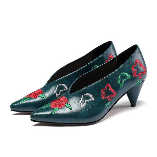 yourseason ladies spike heels shoes genuine leather 2021 spring autumn handmade concise women vintage embroider pumps dress, Black
yourseason ladies spike heels shoes genuine leather 2021 spring autumn handmade concise women vintage embroider pumps dress, Black