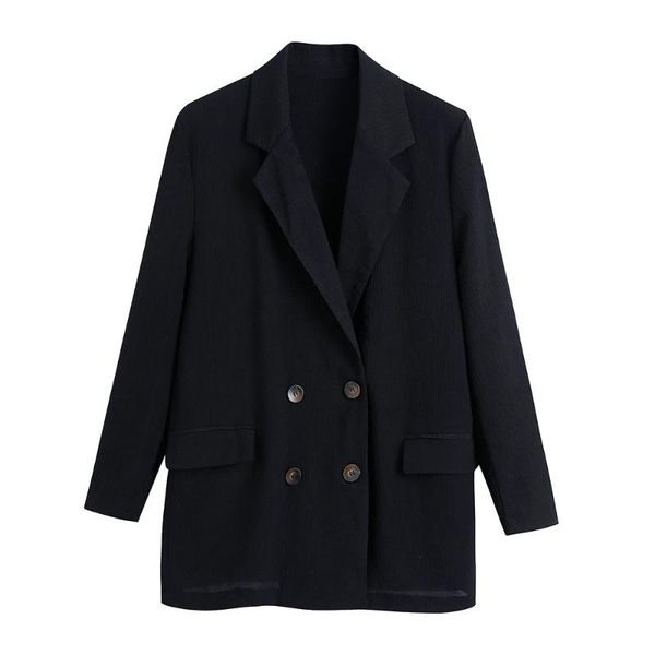 women's suits & blazers jacket women 2021 fashion fall notched lapel long sleeve casual blazer flap pocket double breasted elegant blac, White;black
women's suits & blazers jacket women 2021 fashion fall notched lapel long sleeve casual blazer flap pocket double breasted elegant blac, White;black
