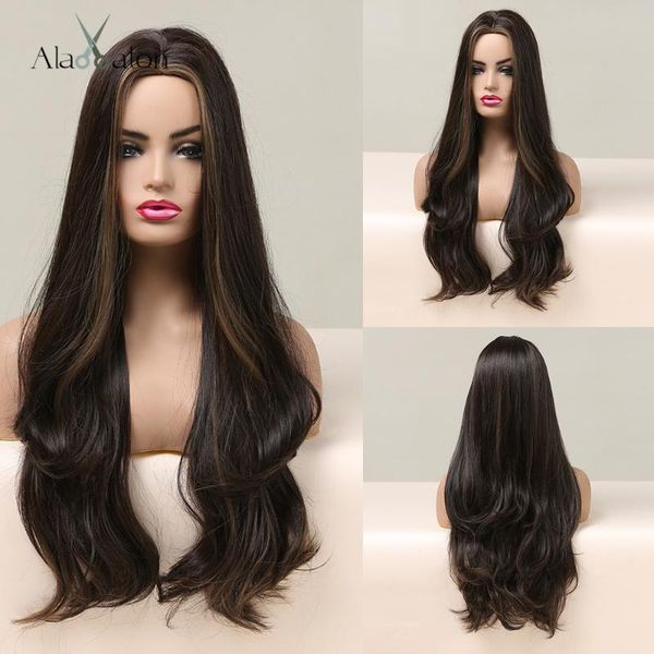 synthetic wigs alan eaton black brown blonde highlight middle part long wave for women cosplay daily heat resistant fiber
synthetic wigs alan eaton black brown blonde highlight middle part long wave for women cosplay daily heat resistant fiber