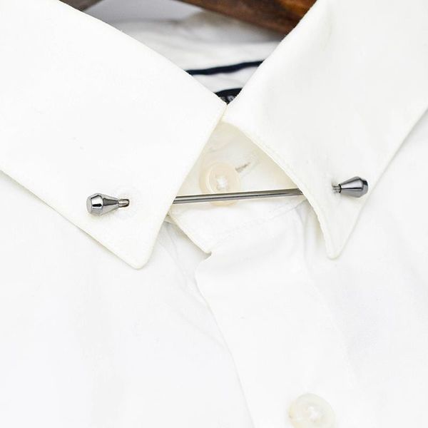 pins, brooches french style shirt long bar pin brooch formal dress accessories,double headed screw on collar metal pin,men's personalit, Gray
pins, brooches french style shirt long bar pin brooch formal dress accessories,double headed screw on collar metal pin,men's personalit, Gray