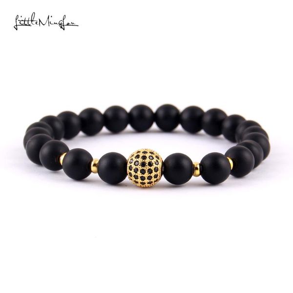 charm bracelets little minglou 8mm black bead bracelet luxury micro pave cz ball men & bangles for jewelry, Golden;silver
charm bracelets little minglou 8mm black bead bracelet luxury micro pave cz ball men & bangles for jewelry, Golden;silver