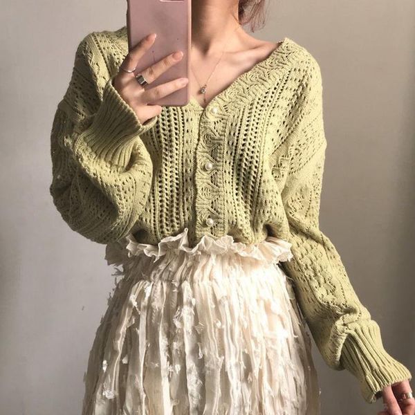 women's knits & tees nice spring v-neck ladies knit cardigans long sleeve solid woman sweater with buttons korean style loose, White
women's knits & tees nice spring v-neck ladies knit cardigans long sleeve solid woman sweater with buttons korean style loose, White