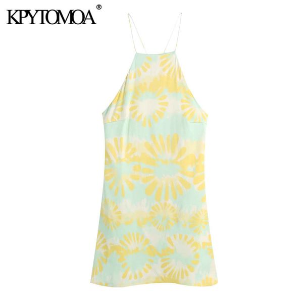 women chic fashion printed halter neck mini dress vintage backless zipper thin straps lining female dresses mujer 210416, Black;gray
women chic fashion printed halter neck mini dress vintage backless zipper thin straps lining female dresses mujer 210416, Black;gray